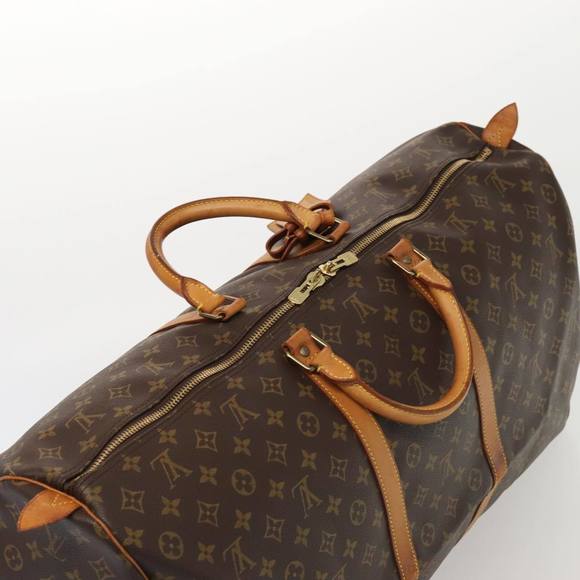 LOUIS VUITTON Monogram Keepall 60 Boston Bag M41422 LV Auth 83061 - Picture 6 of 16